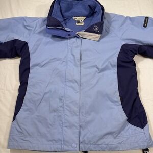 JACKET WINTER Columbia‎ WOMENS LARGE Calais Peak Core Interchange Coat, Purple